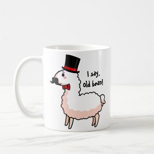Extravagante Lama-Tasse Kaffeetasse (Links)