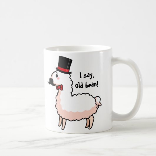 Extravagante Lama-Tasse Kaffeetasse (Rechts)