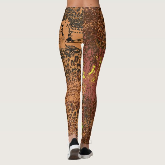Extravagante Leggings-afrikanischer Leggings (Rückseite)