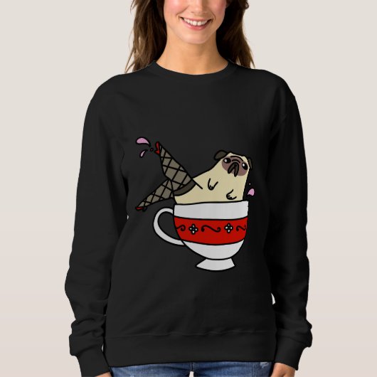 Extravagante Legs Teacup Mops Essential T - Shirt (Vorderseite)