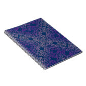 extravagante lila Arabeske-Bauweise Notizblock (Rechte Seite)