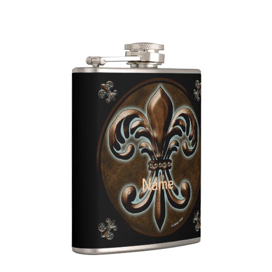 Extravagante Lilie Flachmann (Rechts)