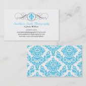 Extravagante Lilie Visitenkarte (Vorne/Hinten)