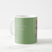 Extravagante Mädchen-Mops-Tasse Kaffeetasse (Vorderseite Links)
