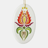 Extravagante Mantle Stickerei - Ungarische Volksku Keramikornament (Rechts)