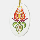 Extravagante Mantle Stickerei - Ungarische Volksku Keramikornament (Links)