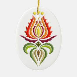 Extravagante Mantle Stickerei - Ungarische Volksku Keramikornament