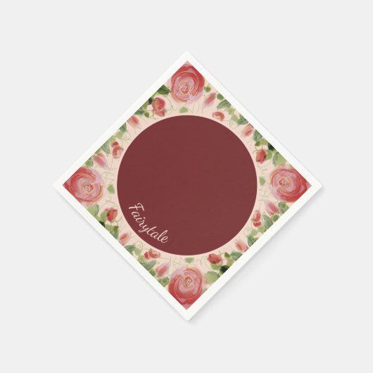 Extravagante Märchen Serviette (Ecke)