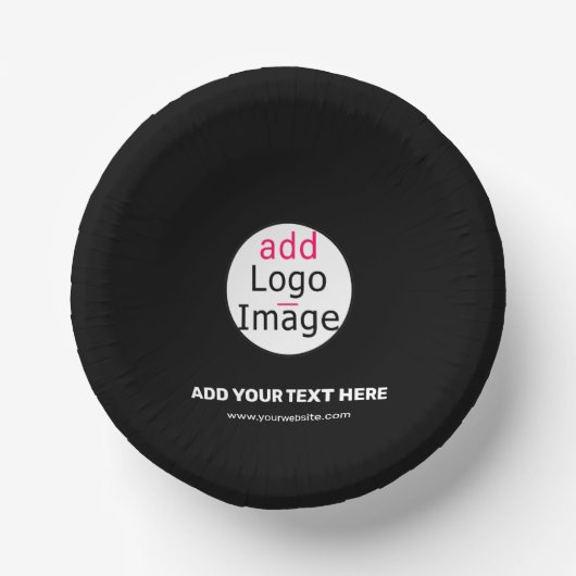 Extravagante Markenbezeichnung für Unternehmen sch Pappteller (Vorderseite)