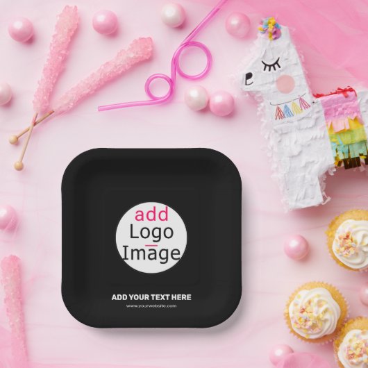 Extravagante Markenbezeichnung für Unternehmen sch Pappteller (Party)