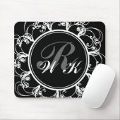 Extravagante mit Monogramm Mausunterlage Mousepad (Mit Mouse)