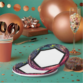 Extravagante moderne Papierplatte für das Abendess Pappteller