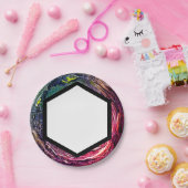 Extravagante moderne Papierplatte für das Abendess Pappteller (Party)