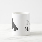 Extravagante Mops-Mama Kaffeetasse (Mittel)