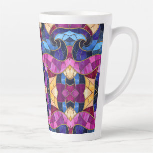 Extravagante Mosaik Latte Coffee Tasse