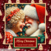 Extravagante Mr. und Mrs. Claus Red Gold Badtuch Badhandtuch Set