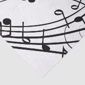 Extravagante Musiknote Seidenpapier (Ausschnitt)