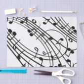 Extravagante Musiknote Seidenpapier (Handwerk)