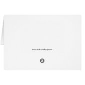 Extravagante Musiknoten Blau (Rückseite Horizontal)