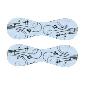 Extravagante Musiknoten Blau Baseball (Paneele)