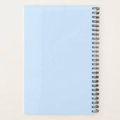 Extravagante Musiknoten Blau Planer (Rückseite)