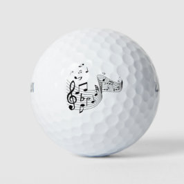 Extravagante Musiknoten Golfball