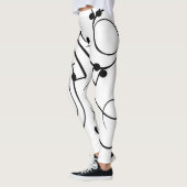 Extravagante Musiknoten Leggings (Links)