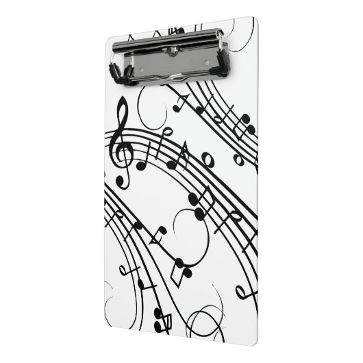 Extravagante Musiknoten Mini Klemmbrett (Gewinkelt2)