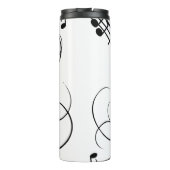 Extravagante Musiknoten Thermosbecher (Rückseite)