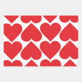 Extravagante Muster in Rot und Rosa Geschenkpapier Set (Vorderseite 2)