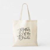 Extravagante Mutter der Bride Hand Lettered Tote B Tragetasche (Rückseite)