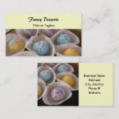 Extravagante Nachspeisen Visitenkarte (Vorne/Hinten)