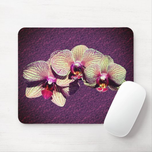 Extravagante Orchid-Blume Mousepad (Mit Mouse)