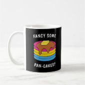 Extravagante Pan-cakes Funny LGBTQ Pansexual Pride Kaffeetasse (Links)