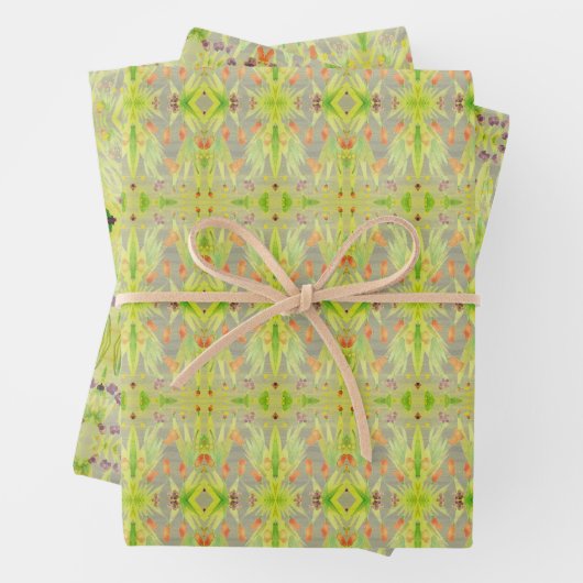 Extravagante Papiertücher, die sich ideal für die  Geschenkpapier Set (Beispiel)