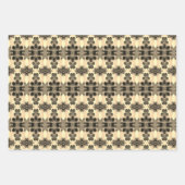 Extravagante Papierzieherblätter Geschenkpapier Set (Vorderseite 3)