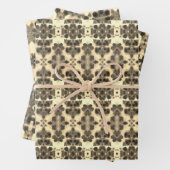 Extravagante Papierzieherblätter Geschenkpapier Set (Beispiel)