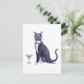 Extravagante Party-Katzen-Einladung Einladung (Stehend Vorderseite)