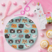 Extravagante persische Katzen Pappteller (Party)