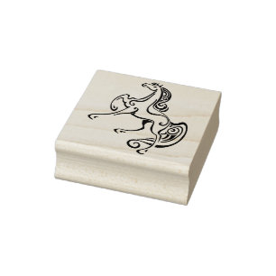 extravagante Pferdekunst Briefmarke Gummistempel