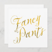 Extravagante Pflanze Zitat Imitate Gold Foil Spark (Vorne/Hinten)