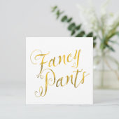 Extravagante Pflanze Zitat Imitate Gold Foil Spark (Stehend Vorderseite)