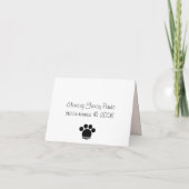 Extravagante Pflaster Karte (Rückseite)