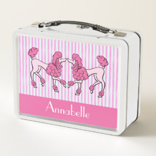 Extravagante Pink Poodle Lunch Box