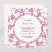 Extravagante Probe Einladung (Vorne/Hinten)