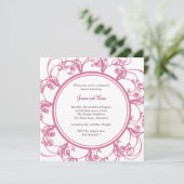 Extravagante Probe Einladung (Stehend Vorderseite)