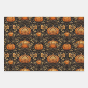 Extravagante Pumpkins Geschenkpapier Set