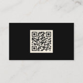 Extravagante QR Code Business Card Visitenkarte (Rückseite)