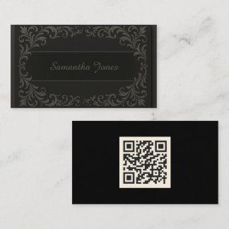 Extravagante QR Code Business Card Visitenkarte