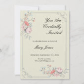 Extravagante Rahmen 12x18 Bridal Dusche Einladung (Vorderseite)